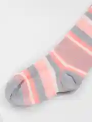 Колготки с рисунком полосочка для  девочки микс