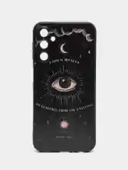 Сиреневый чехол для Samsung Galaxy A24 с принтом, с рисунком (Самсунг Галакси А24)
