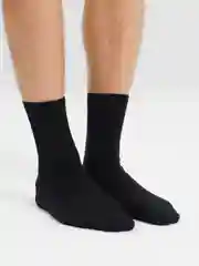 Черный носки мужские, черные, хлопок, трикотаж, 1 шт, 5 шт, 10 шт