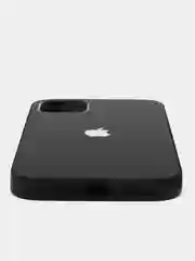 Угольный чехол силиконовый для iPhone 11, со стеклянной панелью, с защитой для камеры