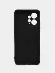 Черный чехол для Redmi Note 12 4G, Редми Нот 12 4Джи силиконовый, матовый, черный