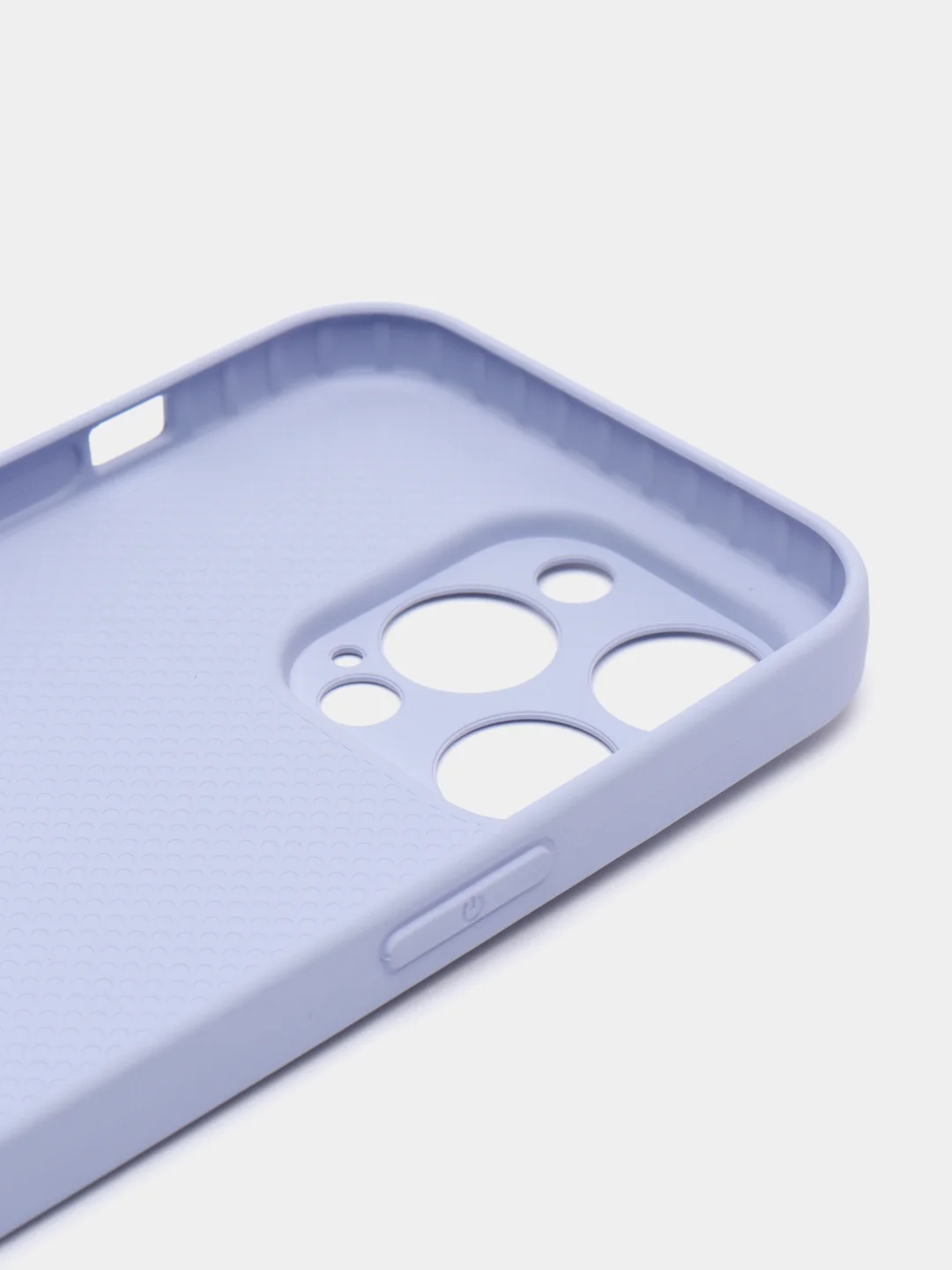Аметистовый силиконовый чехол на iPhone 14, 14 Plus, 14 Pro, 14 Pro Max, со стеклянной панелью