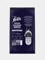 Сухой корм для кошек Felix Мясное объедение, с курицей, 10 кг