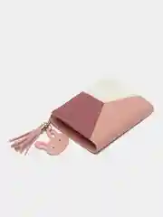 Розовый кошелек женский, кошелек для девочки