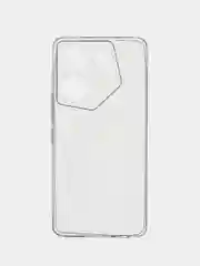 Прозрачный чехол для Tecno Camon 20 Pro 5G, силиконовый, BROSCORP, с защитой камер и от прилипания
