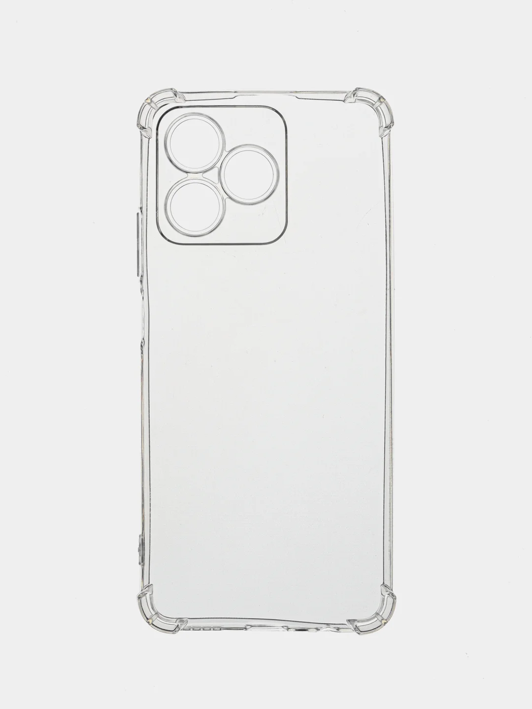 Прозрачный чехол для Realme C51 C53 C51s Note 50 Narzo N53 противоударный силиконовый BROSCORP, углы
