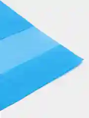 Голубой чехол для обуви с окошком