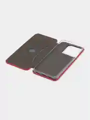 Красный чехол-книжка для Infinix Smart 7 / Spark Go 2023 / Pop 7, 7 Pro / Инфиникс Смарт 7