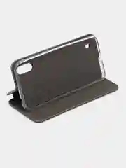 Серебряный чехол книжка ZTE Blade A5 2020 ЗТЕ Блейд A5 2020