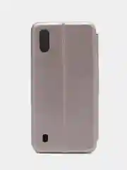 Серебряный чехол книжка ZTE Blade A5 2020 ЗТЕ Блейд A5 2020