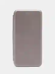 Серебряный чехол книжка ZTE Blade A5 2020 ЗТЕ Блейд A5 2020