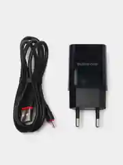 Белый сетевое зарядное устройство Borofone BA20A, с кабелем для iPhone и Android