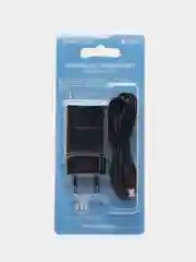 Белый сетевое зарядное устройство Borofone BA20A, с кабелем для iPhone и Android