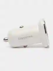 Белый автомобильное зарядное устройство Borofone BZ12A, BZ12B 18W + кабель для iPhone и Android