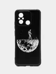 Мятный чехол для Xiaomi Redmi 12C, с принтом, с рисунком (Сяоми Редми 12С)