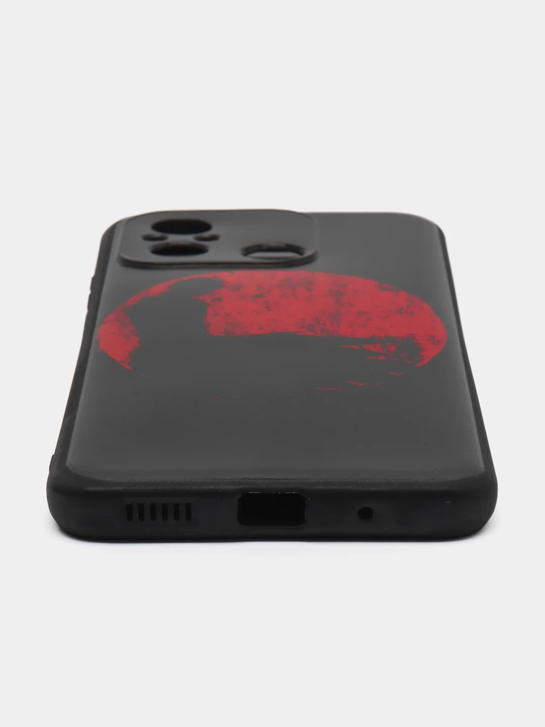 Сиреневый чехол для Xiaomi Redmi 12C, с принтом, с рисунком (Сяоми Редми 12С)