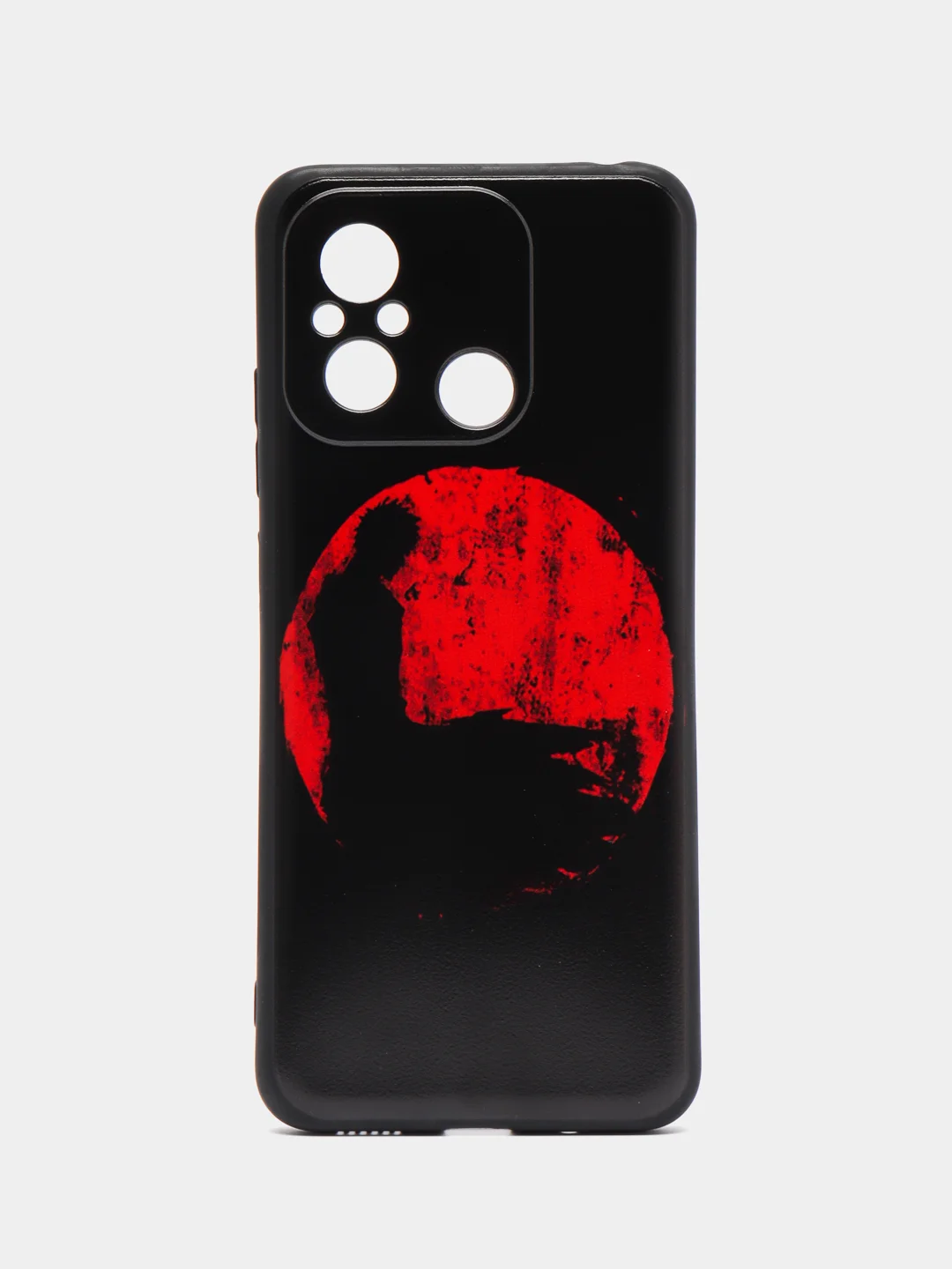 Сиреневый чехол для Xiaomi Redmi 12C, с принтом, с рисунком (Сяоми Редми 12С)