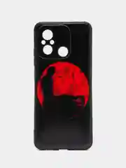 Сиреневый чехол для Xiaomi Redmi 12C, с принтом, с рисунком (Сяоми Редми 12С)