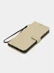Золотой чехол-книжка с магнитной застежкой для Infinix Smart 7 HD, Инфиникс Смарт 7 ХД