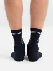 Носки мужские, высокие, черно-белые