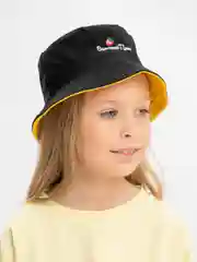 Лимонный панама детская, двусторонняя
