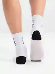 Носки мужские, высокие, черно-белые