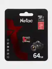 Карта памяти Netac для регистратора, для видеорегистратора 32/ 64/ 128GB V10/ U1/ Class 10