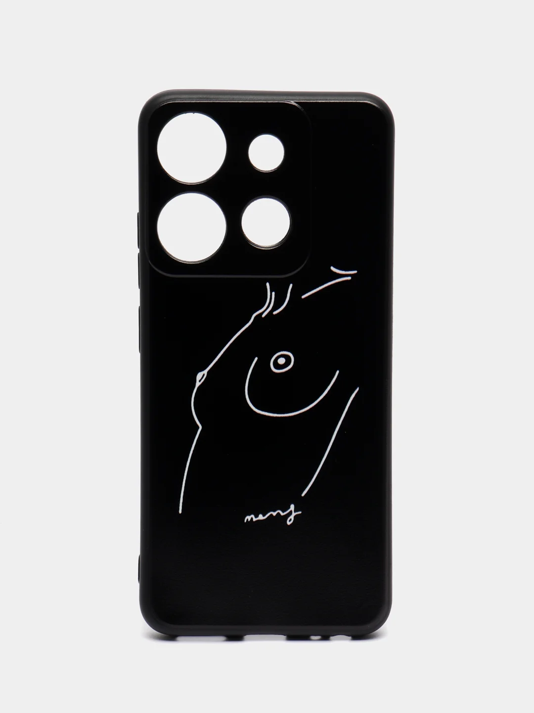 Бежевый меланж силиконовый чехол для Tecno Spark Go 2023 / Pop 7 Pro / Pop 7 (Техно Спарк Го 2022 / Поп 7 Про), с принтом, рисунком