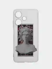 Аметистовый силиконовый чехол для Infinix HOT 30i (Инфиникс Хот 30 Ай), с принтом, с рисунком