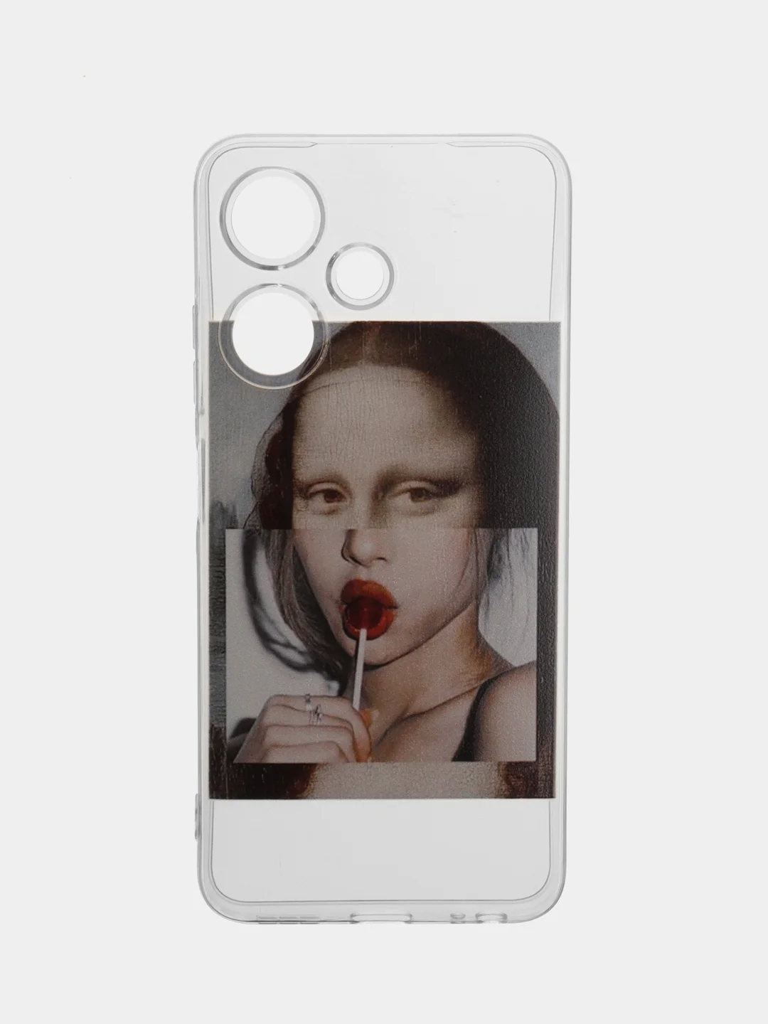 Багровый силиконовый чехол для Infinix HOT 30i (Инфиникс Хот 30 Ай), с принтом, с рисунком