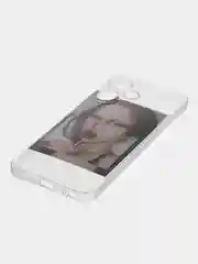 Багровый силиконовый чехол для Infinix HOT 30i (Инфиникс Хот 30 Ай), с принтом, с рисунком