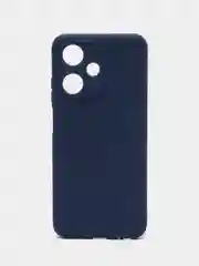 Синий чехол для Infinix Hot 30 Play (Инфиникс Хот 30 Плей), прозрачный