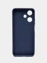 Синий чехол для Infinix Hot 30 Play (Инфиникс Хот 30 Плей), прозрачный