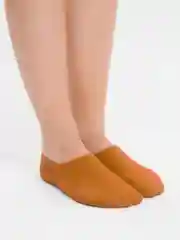 Карамельный носки лодки из хлопка