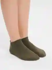 Бежевый носки женские, короткие, POOPSOCKS