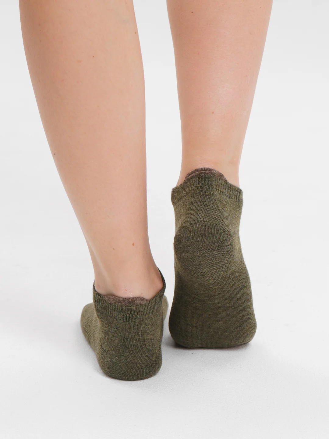 Бежевый носки женские, короткие, POOPSOCKS