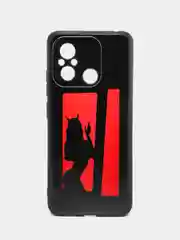 Рыжий чехол для Xiaomi Redmi 12C, с принтом, с рисунком (Сяоми Редми 12С)