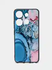 Фуксия силиконовый чехол для Tecno Spark Go 2023 / Pop 7 Pro / Pop 7 (Техно Спарк Го 2022 / Поп 7 Про), с принтом, рисунком