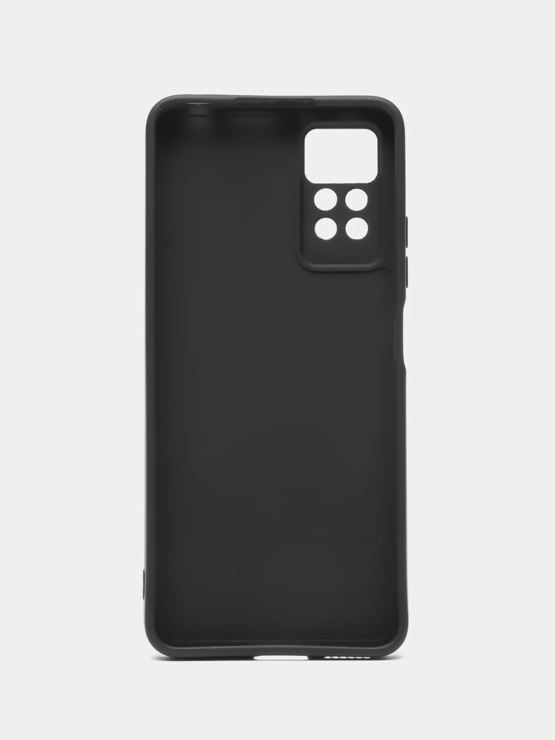 Угольный чехол для Redmi Note 12 Pro 4G, Редми Нот 12 Про силиконовый, матовый, черный