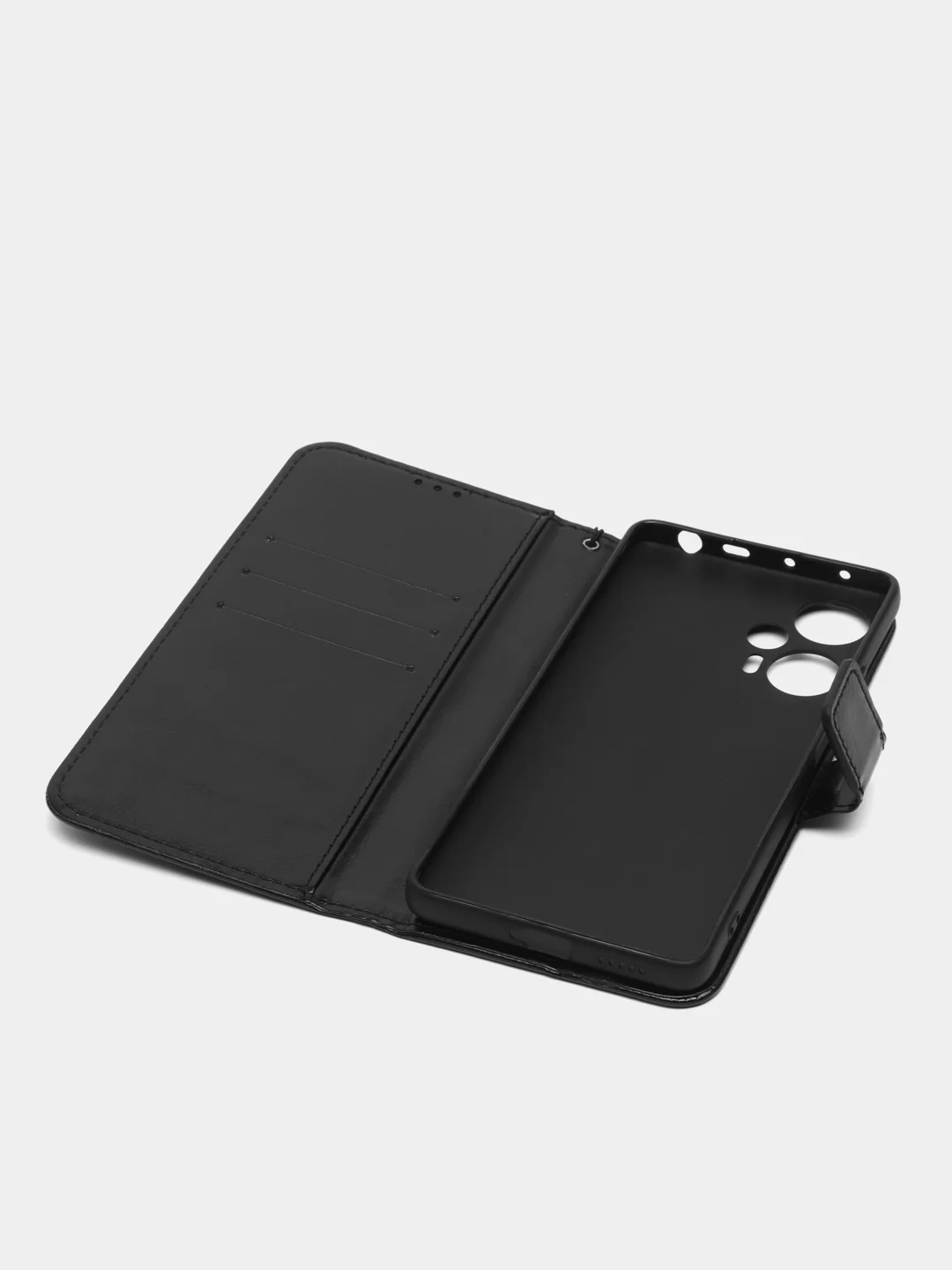Красный чехол-книжка с магнитной застежкой для Xiaomi Redmi Note 12 Turbo / Poco F5 (Сяоми Редми Нот 12 Турбо / Поко Ф5)