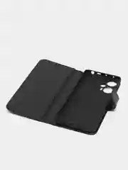 Красный чехол-книжка с магнитной застежкой для Xiaomi Redmi Note 12 Turbo / Poco F5 (Сяоми Редми Нот 12 Турбо / Поко Ф5)