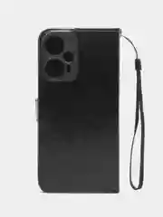Красный чехол-книжка с магнитной застежкой для Xiaomi Redmi Note 12 Turbo / Poco F5 (Сяоми Редми Нот 12 Турбо / Поко Ф5)