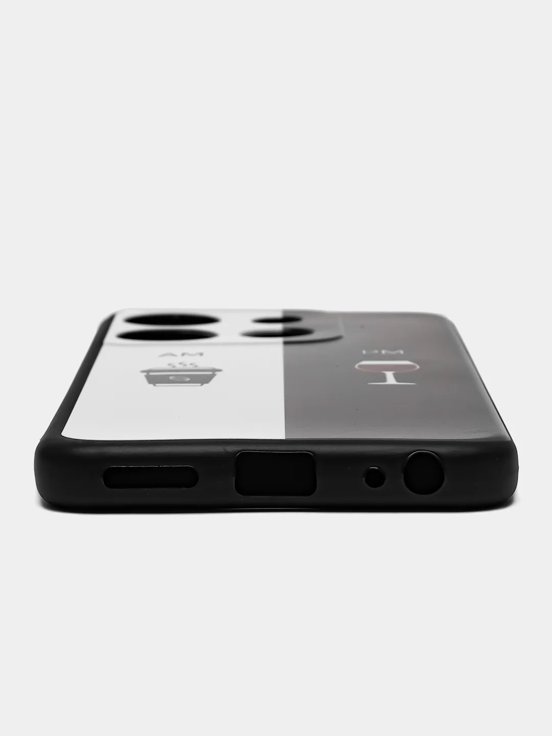 Белый силиконовый чехол для Tecno Spark Go 2023 / Pop 7 Pro / Pop 7 (Техно Спарк Го 2022 / Поп 7 Про), с принтом, рисунком