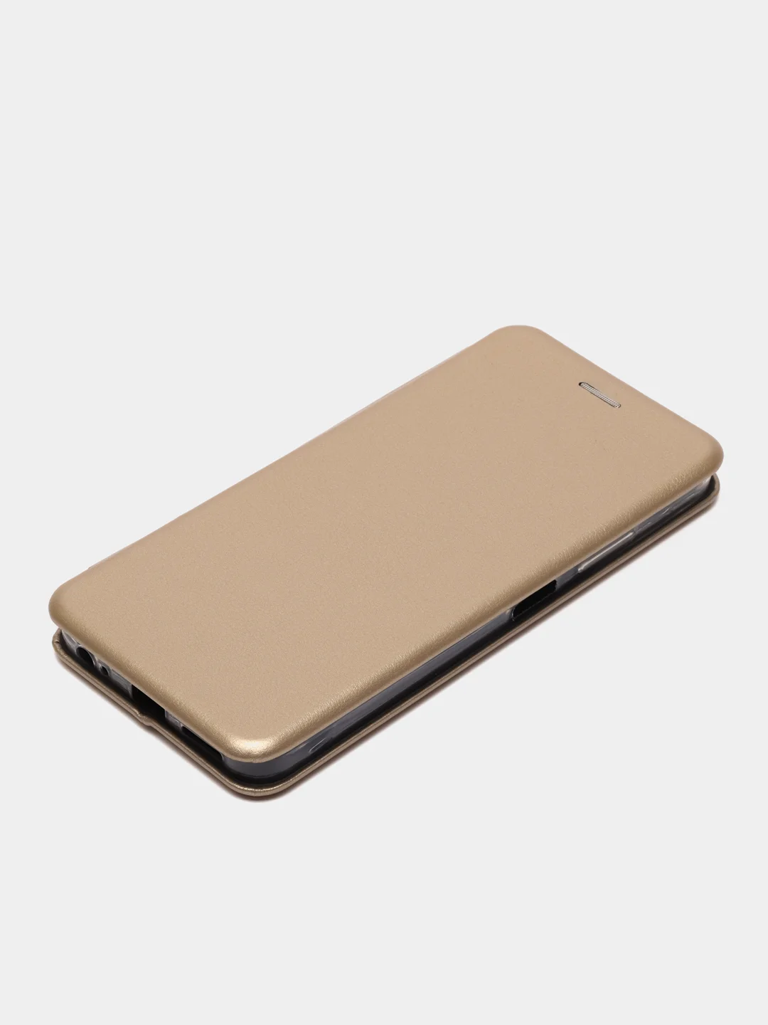 Золотой чехол-книжка для Infinix Hot 30i, Инфиникс Хот 30Ай