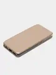 Золотой чехол-книжка для Infinix Smart 7 / Spark Go 2023 / Pop 7, 7 Pro / Инфиникс Смарт 7