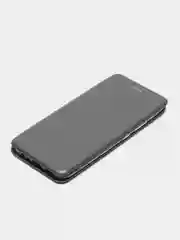 Серебряный чехол книжка Realme Narzo 50A Реалми Нарзо 50А
