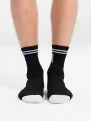 Носки мужские, высокие, черно-белые
