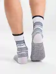 Носки мужские, высокие, черно-белые