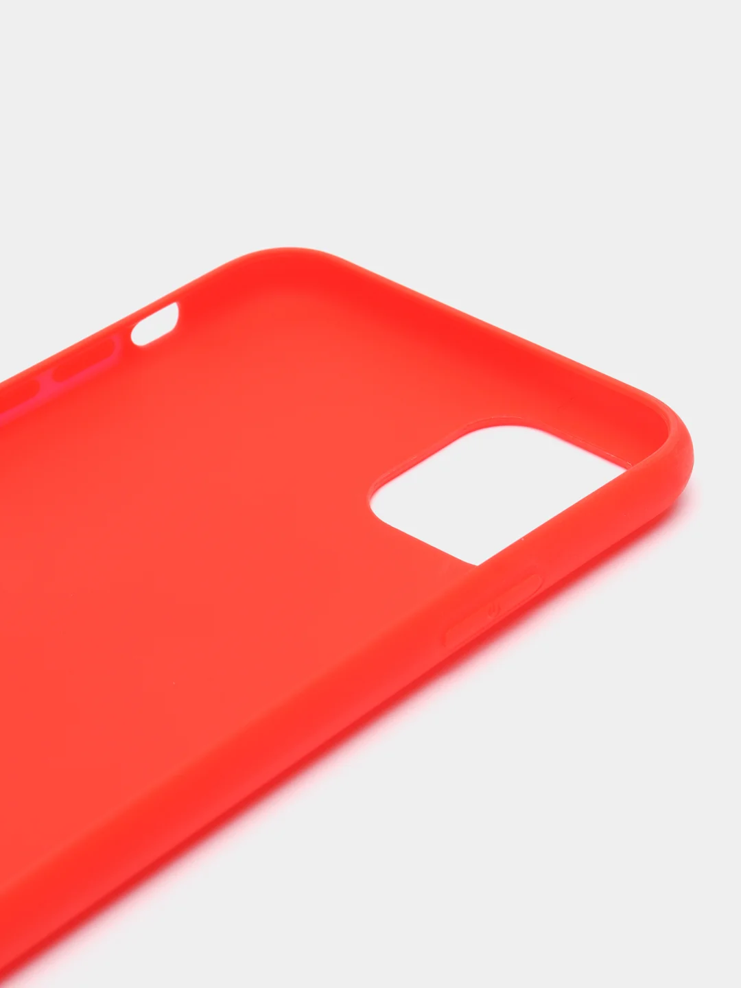 Красный чехол для iPhone 11 Pro Max, силиконовый, матовый, однотонный