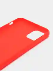 Красный чехол для iPhone 11 Pro Max, силиконовый, матовый, однотонный